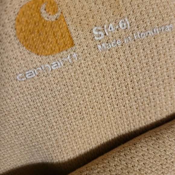 Carhart Force Heathered Dark Green & Peach Hoodie in Wmns S - Picture 5 of 7